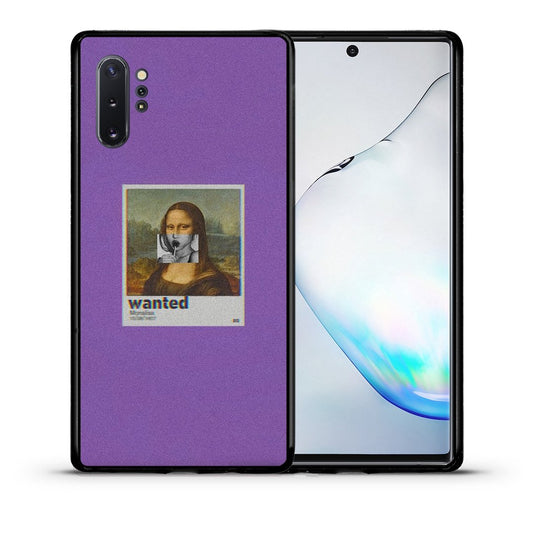 Θήκη Samsung Note 10+ Monalisa Popart από τη Smartfits με σχέδιο στο πίσω μέρος και μαύρο περίβλημα | Samsung Note 10+ Monalisa Popart case with colorful back and black bezels