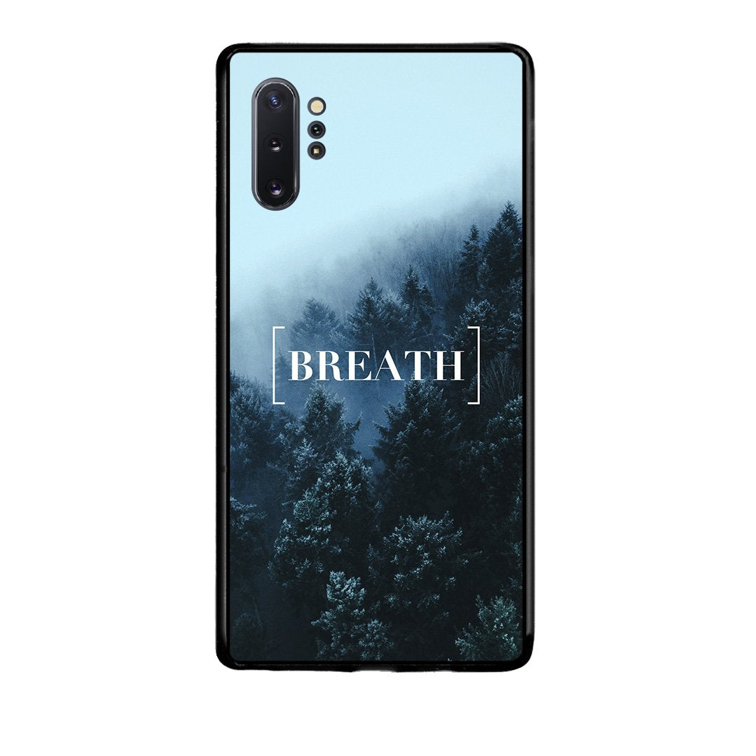 4 - Samsung Note 10+ Breath Quote case, cover, bumper