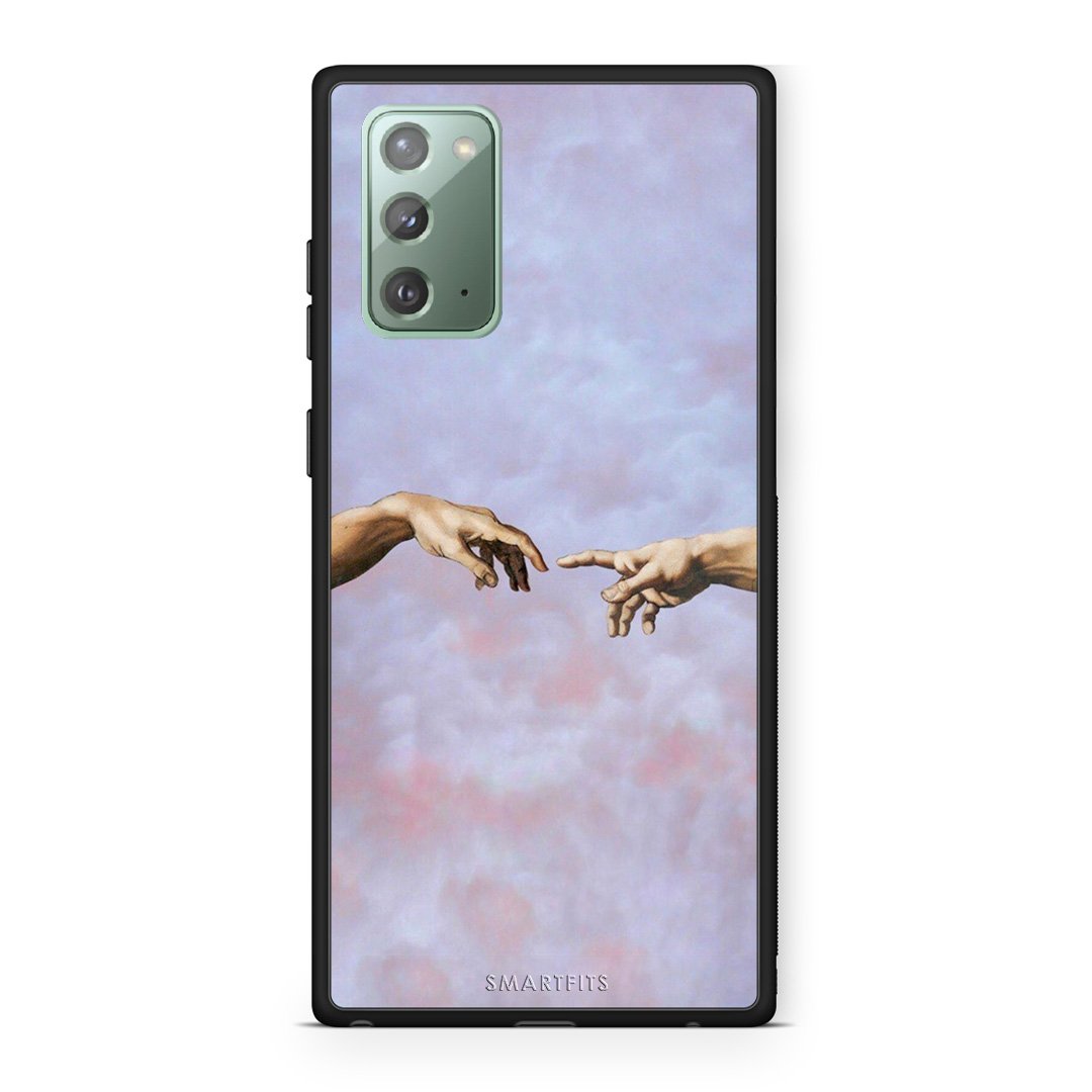 Samsung Note 20 Adam Hand θήκη από τη Smartfits με σχέδιο στο πίσω μέρος και μαύρο περίβλημα | Smartphone case with colorful back and black bezels by Smartfits