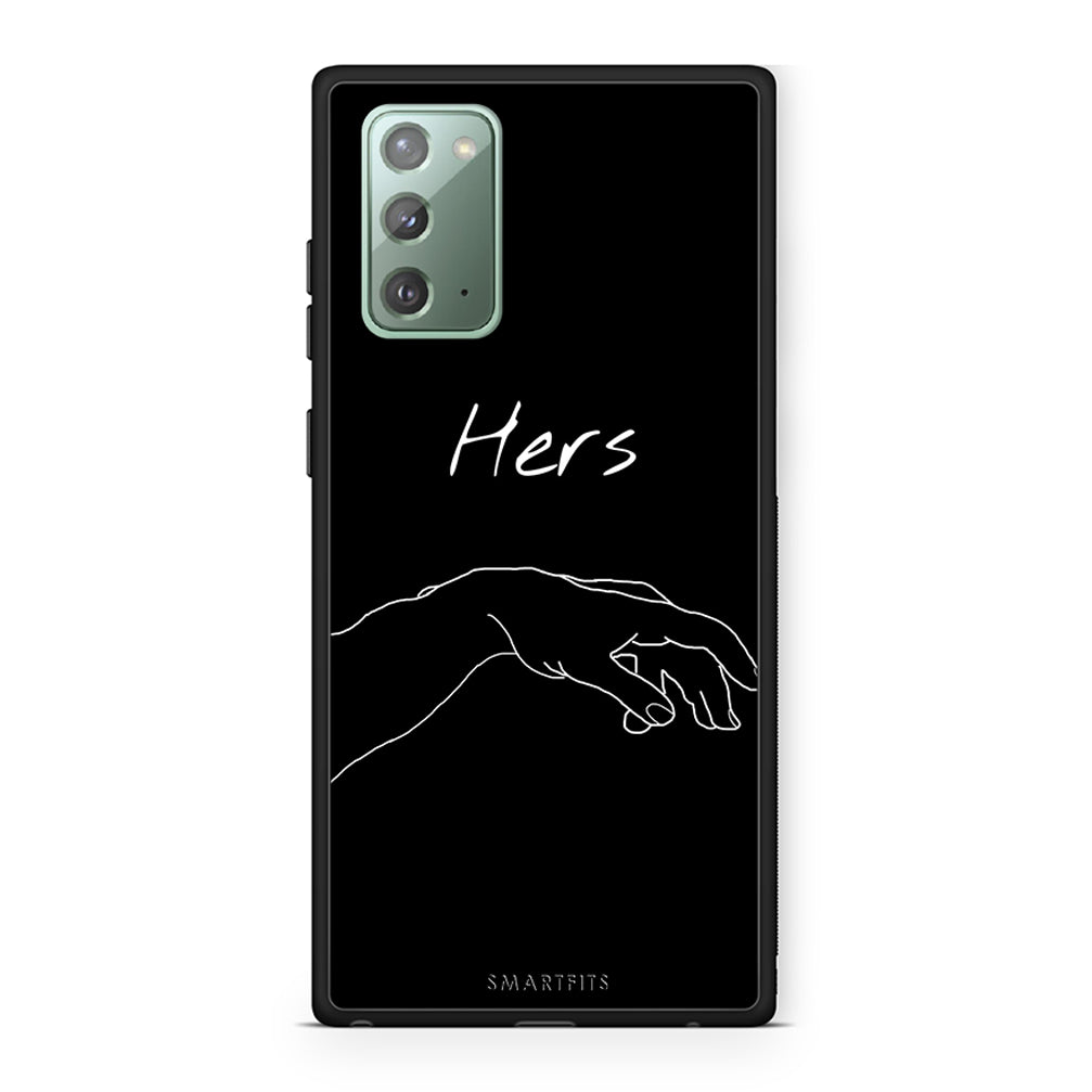Samsung Note 20 Aeshetic Love 1 Θήκη Αγίου Βαλεντίνου από τη Smartfits με σχέδιο στο πίσω μέρος και μαύρο περίβλημα | Smartphone case with colorful back and black bezels by Smartfits