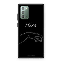 Thumbnail for Samsung Note 20 Aeshetic Love 1 Θήκη Αγίου Βαλεντίνου από τη Smartfits με σχέδιο στο πίσω μέρος και μαύρο περίβλημα | Smartphone case with colorful back and black bezels by Smartfits