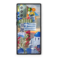 Thumbnail for Samsung Note 20 All Greek Θήκη από τη Smartfits με σχέδιο στο πίσω μέρος και μαύρο περίβλημα | Smartphone case with colorful back and black bezels by Smartfits