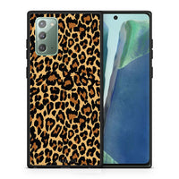 Thumbnail for Θήκη Samsung Note 20 Leopard Animal από τη Smartfits με σχέδιο στο πίσω μέρος και μαύρο περίβλημα | Samsung Note 20 Leopard Animal case with colorful back and black bezels