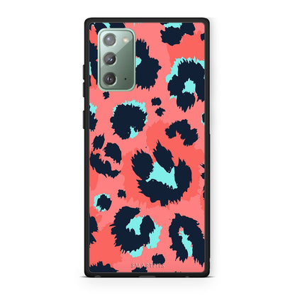 22 - Samsung Note 20  Pink Leopard Animal case, cover, bumper