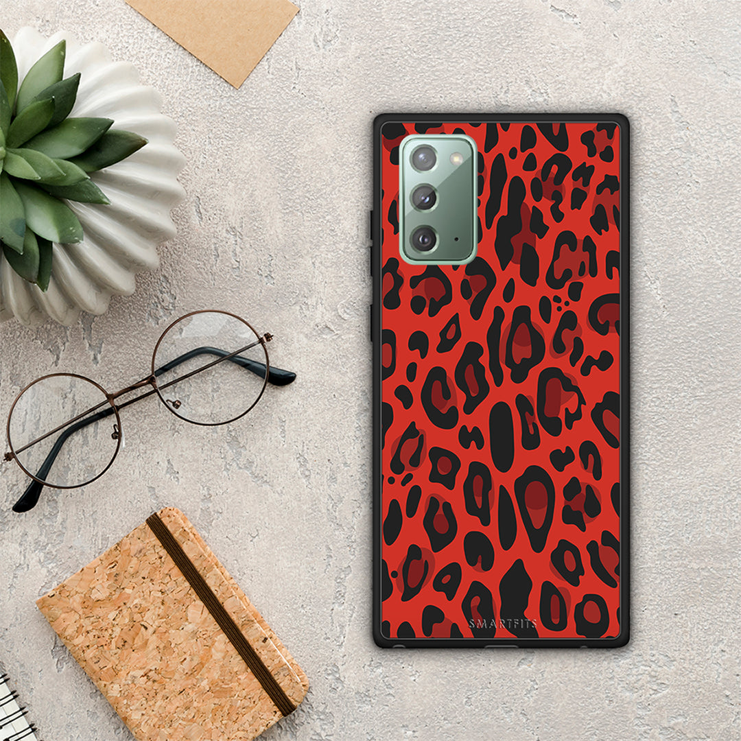 Animal Red Leopard - Samsung Galaxy Note 20 θήκη