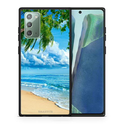 Θήκη Samsung Note 20 Beautiful Beach από τη Smartfits με σχέδιο στο πίσω μέρος και μαύρο περίβλημα | Samsung Note 20 Beautiful Beach case with colorful back and black bezels