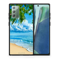 Thumbnail for Θήκη Samsung Note 20 Beautiful Beach από τη Smartfits με σχέδιο στο πίσω μέρος και μαύρο περίβλημα | Samsung Note 20 Beautiful Beach case with colorful back and black bezels
