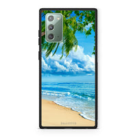Thumbnail for Samsung Note 20 Beautiful Beach θήκη από τη Smartfits με σχέδιο στο πίσω μέρος και μαύρο περίβλημα | Smartphone case with colorful back and black bezels by Smartfits