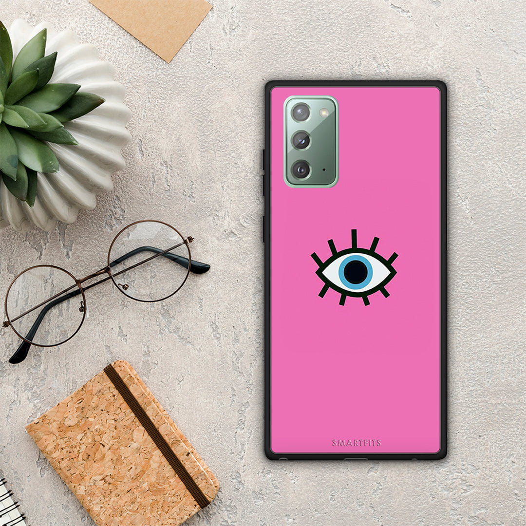 Blue Eye Pink - Samsung Galaxy Note 20 θήκη