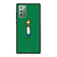 Thumbnail for Samsung Note 20 Bush Man Θήκη Αγίου Βαλεντίνου από τη Smartfits με σχέδιο στο πίσω μέρος και μαύρο περίβλημα | Smartphone case with colorful back and black bezels by Smartfits