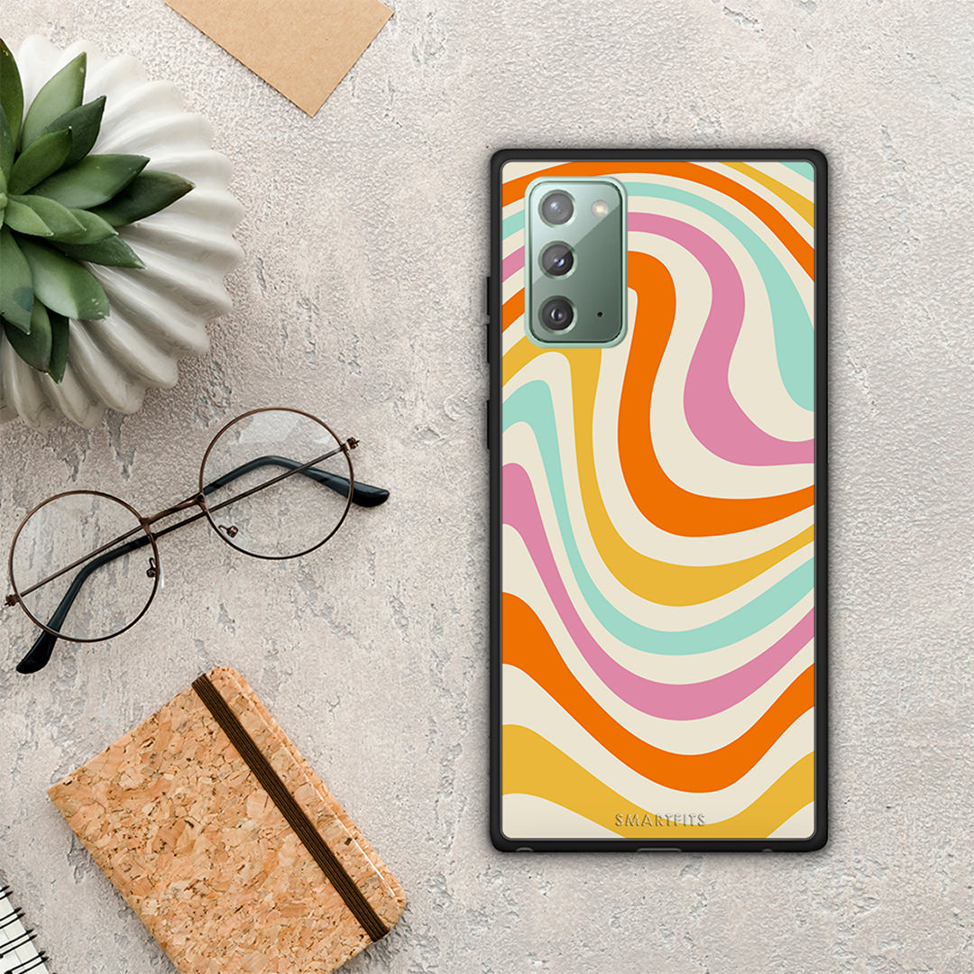 Colourful Waves - Samsung Galaxy Note 20 θήκη