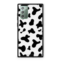 Thumbnail for Samsung Note 20 Cow Print θήκη από τη Smartfits με σχέδιο στο πίσω μέρος και μαύρο περίβλημα | Smartphone case with colorful back and black bezels by Smartfits