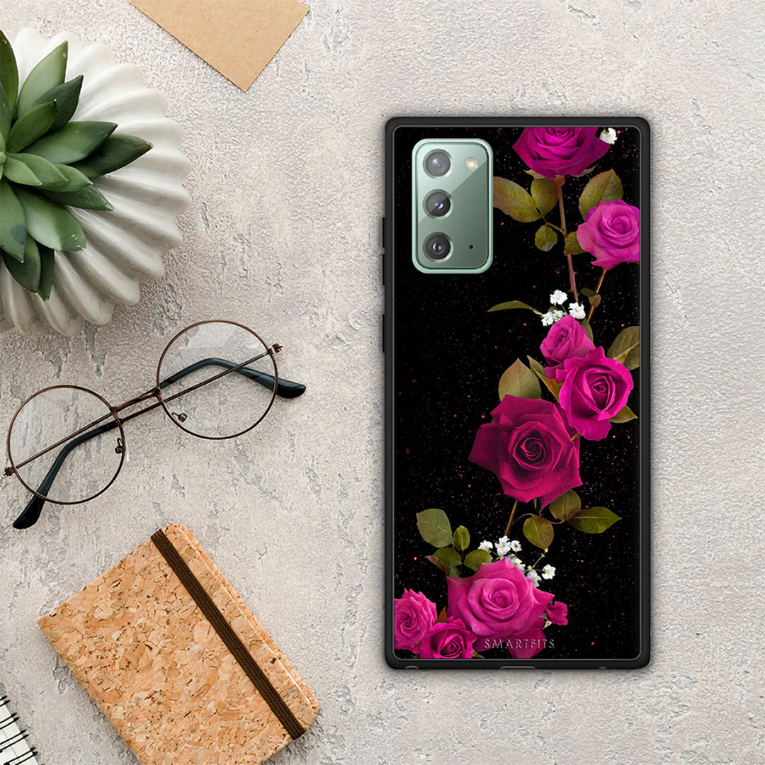 Flower Red Roses - Samsung Galaxy Note 20 θήκη