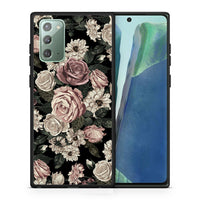 Thumbnail for Θήκη Samsung Note 20 Wild Roses Flower από τη Smartfits με σχέδιο στο πίσω μέρος και μαύρο περίβλημα | Samsung Note 20 Wild Roses Flower case with colorful back and black bezels