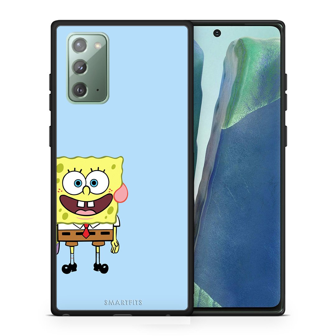 Θήκη Samsung Note 20 Friends Bob από τη Smartfits με σχέδιο στο πίσω μέρος και μαύρο περίβλημα | Samsung Note 20 Friends Bob case with colorful back and black bezels
