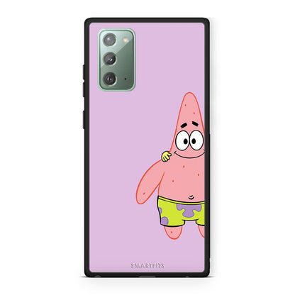 Samsung Note 20  Friends Patrick θήκη από τη Smartfits με σχέδιο στο πίσω μέρος και μαύρο περίβλημα | Smartphone case with colorful back and black bezels by Smartfits