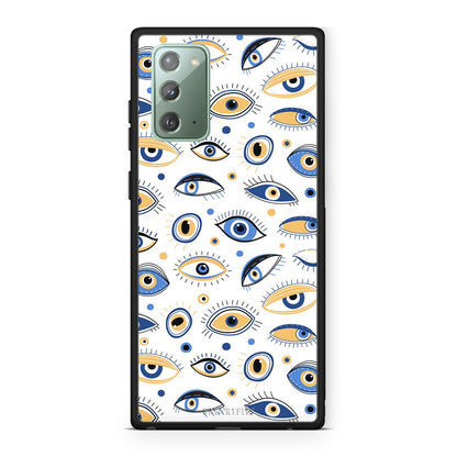 Samsung Note 20 Ftou Ftou θήκη από τη Smartfits με σχέδιο στο πίσω μέρος και μαύρο περίβλημα | Smartphone case with colorful back and black bezels by Smartfits