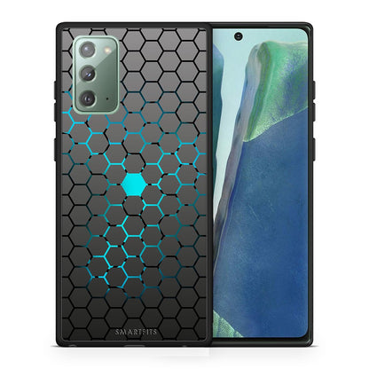 Θήκη Samsung Note 20 Hexagonal Geometric από τη Smartfits με σχέδιο στο πίσω μέρος και μαύρο περίβλημα | Samsung Note 20 Hexagonal Geometric case with colorful back and black bezels