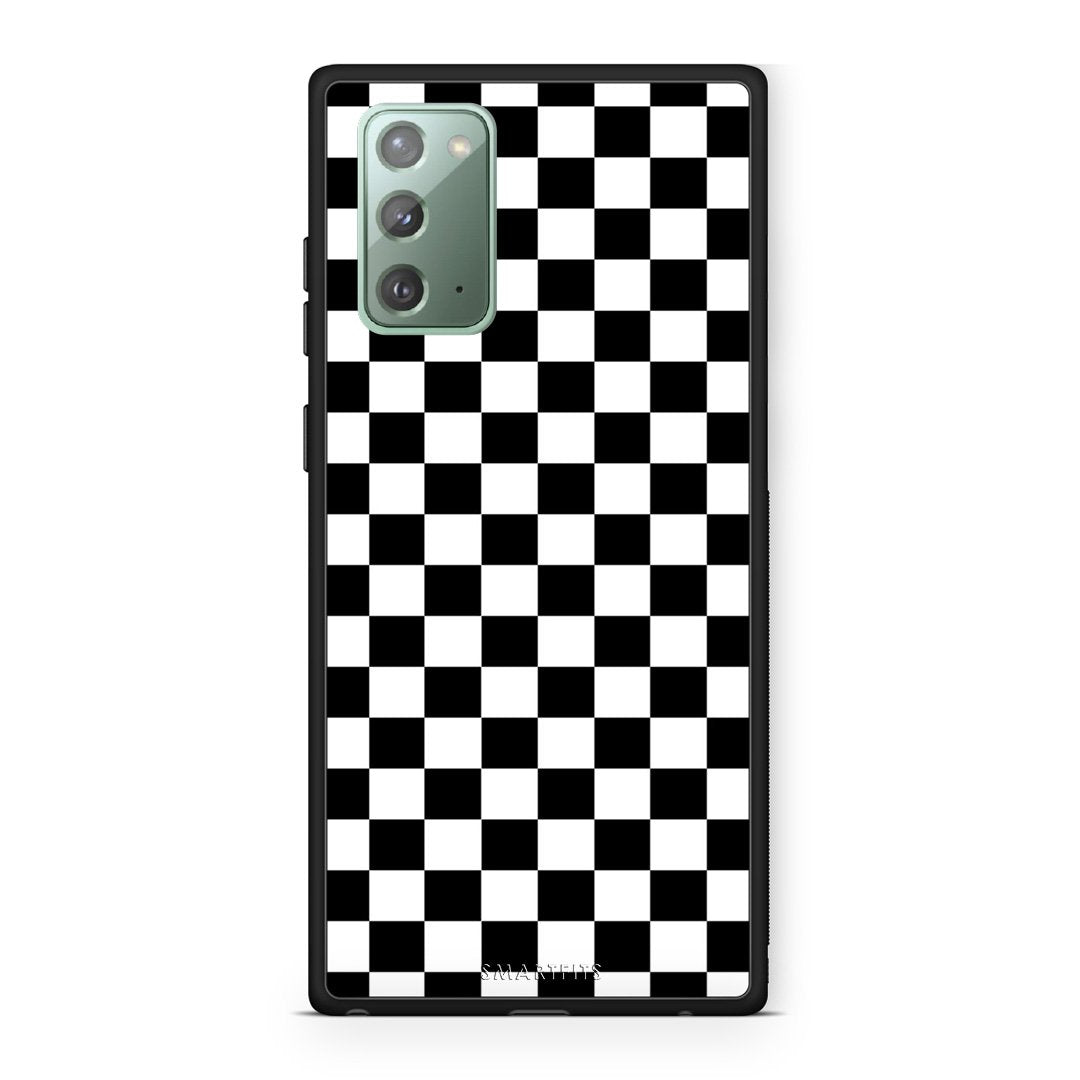 4 - Samsung Note 20 Squares Geometric case, cover, bumper
