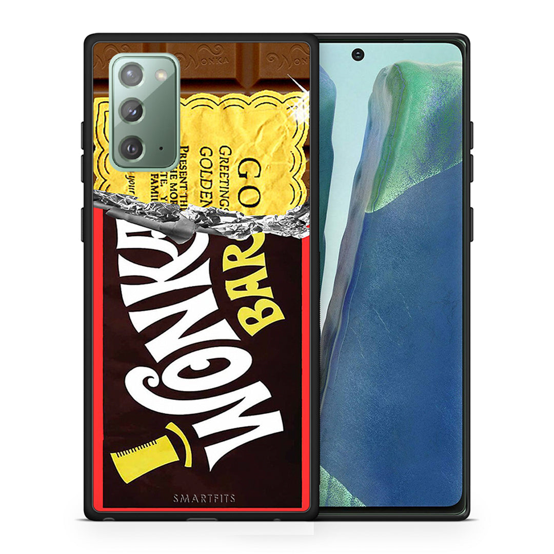 Θήκη Samsung Note 20 Golden Ticket από τη Smartfits με σχέδιο στο πίσω μέρος και μαύρο περίβλημα | Samsung Note 20 Golden Ticket case with colorful back and black bezels