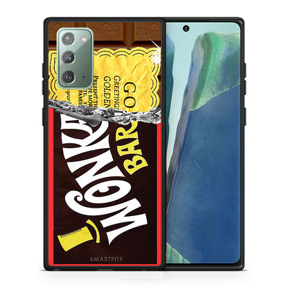 Θήκη Samsung Note 20 Golden Ticket από τη Smartfits με σχέδιο στο πίσω μέρος και μαύρο περίβλημα | Samsung Note 20 Golden Ticket case with colorful back and black bezels