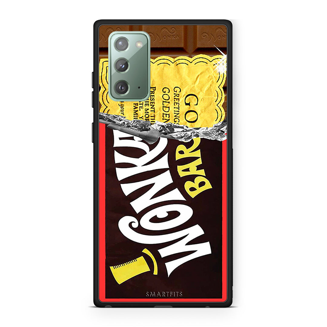 Samsung Note 20 Golden Ticket θήκη από τη Smartfits με σχέδιο στο πίσω μέρος και μαύρο περίβλημα | Smartphone case with colorful back and black bezels by Smartfits
