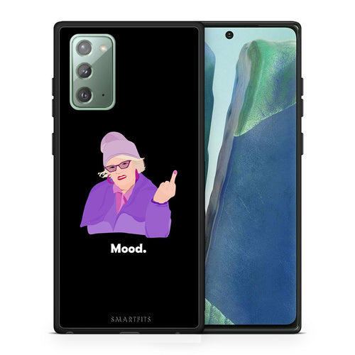 Θήκη Samsung Note 20 Grandma Mood Black από τη Smartfits με σχέδιο στο πίσω μέρος και μαύρο περίβλημα | Samsung Note 20 Grandma Mood Black case with colorful back and black bezels