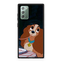 Thumbnail for Samsung Note 20 Lady And Tramp 2 Θήκη Αγίου Βαλεντίνου από τη Smartfits με σχέδιο στο πίσω μέρος και μαύρο περίβλημα | Smartphone case with colorful back and black bezels by Smartfits