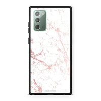 Thumbnail for 116 - Samsung Note 20  Pink Splash Marble case, cover, bumper