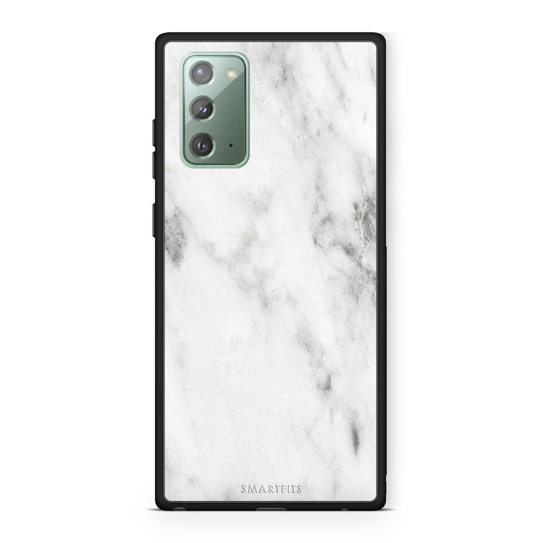 2 - Samsung Note 20  White marble case, cover, bumper
