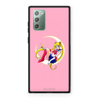Thumbnail for Samsung Note 20 Moon Girl θήκη από τη Smartfits με σχέδιο στο πίσω μέρος και μαύρο περίβλημα | Smartphone case with colorful back and black bezels by Smartfits