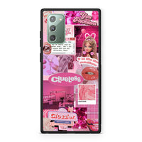 Thumbnail for Samsung Note 20 Pink Love Θήκη Αγίου Βαλεντίνου από τη Smartfits με σχέδιο στο πίσω μέρος και μαύρο περίβλημα | Smartphone case with colorful back and black bezels by Smartfits