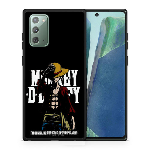 Θήκη Samsung Note 20 Pirate King από τη Smartfits με σχέδιο στο πίσω μέρος και μαύρο περίβλημα | Samsung Note 20 Pirate King case with colorful back and black bezels