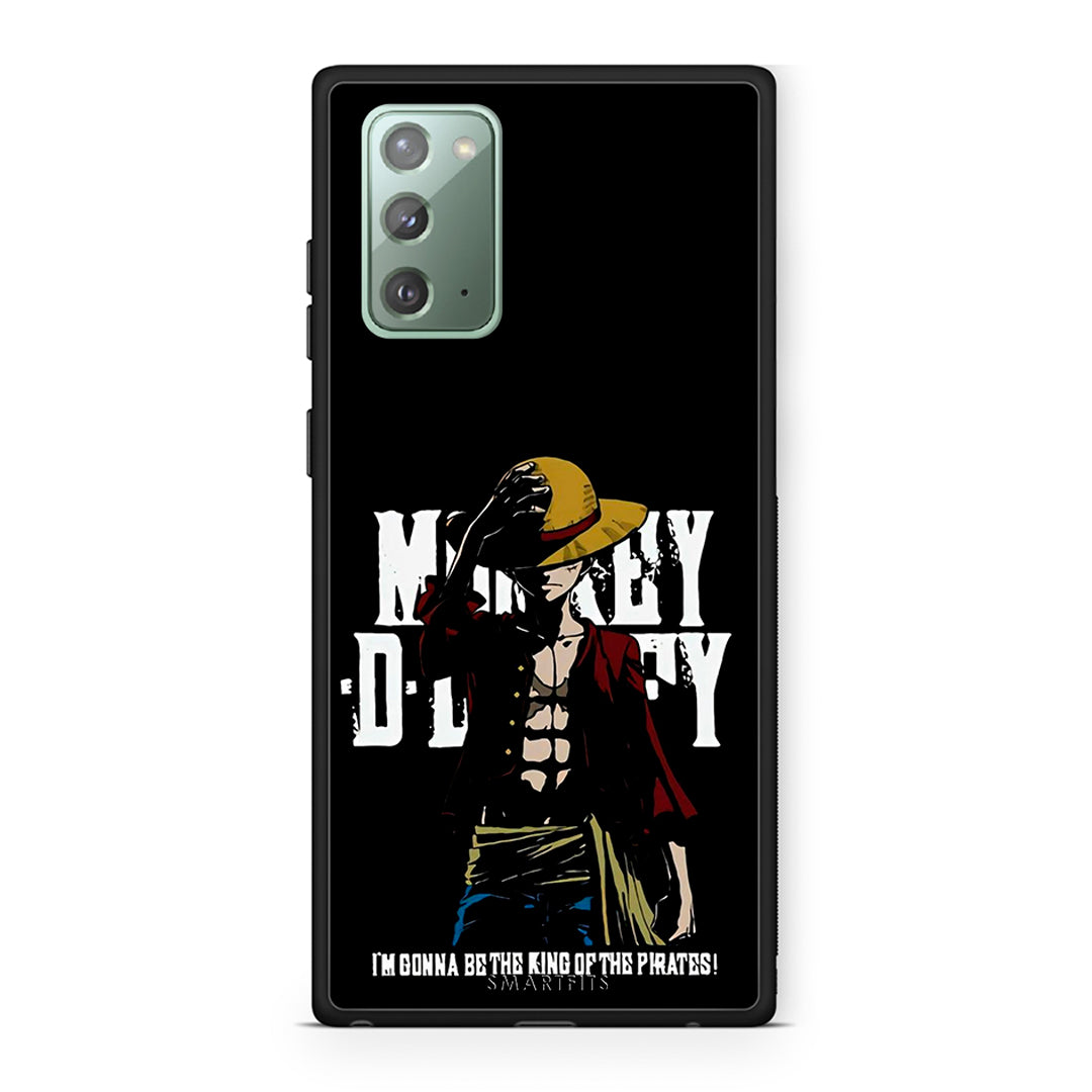 Samsung Note 20 Pirate King θήκη από τη Smartfits με σχέδιο στο πίσω μέρος και μαύρο περίβλημα | Smartphone case with colorful back and black bezels by Smartfits