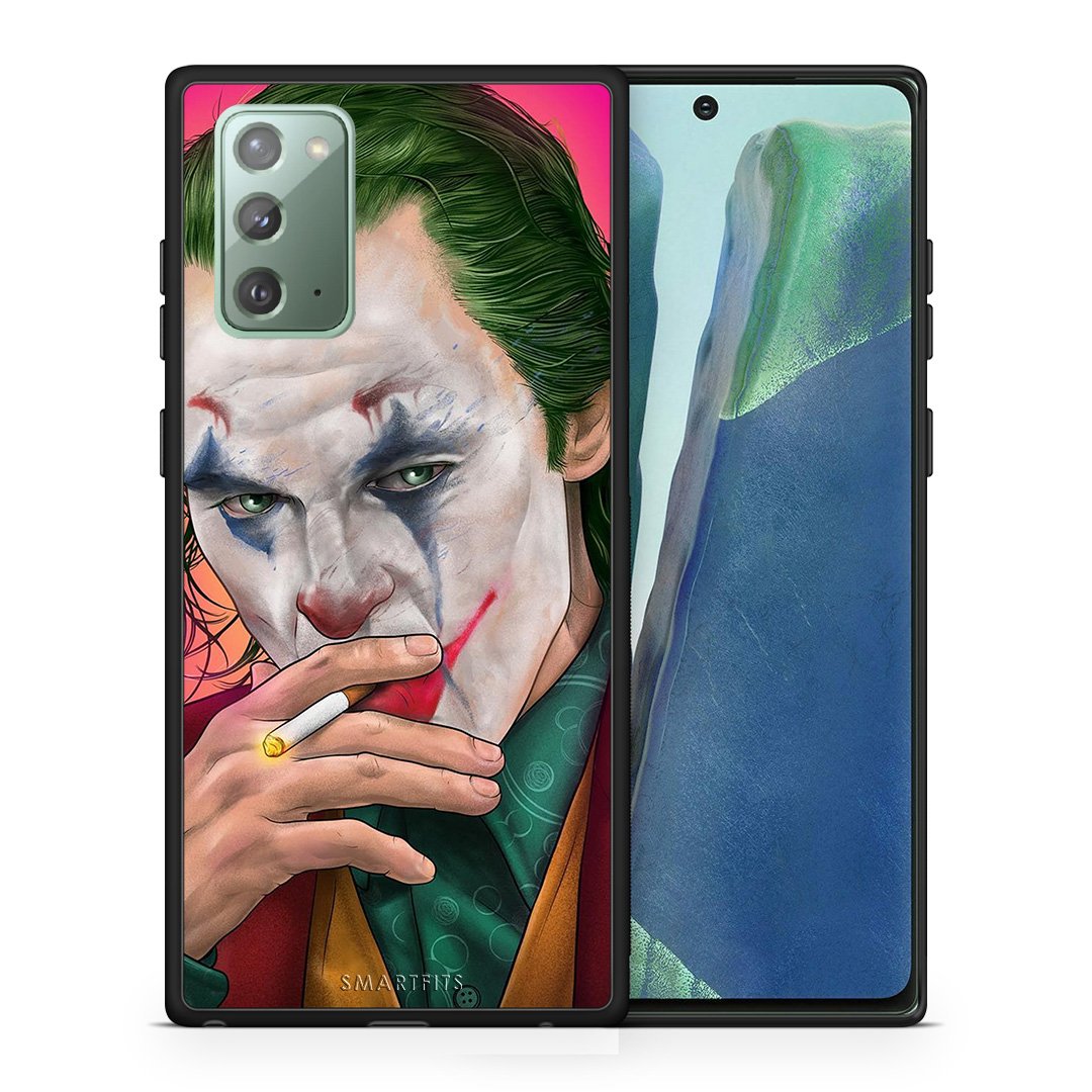 Θήκη Samsung Note 20 JokesOnU PopArt από τη Smartfits με σχέδιο στο πίσω μέρος και μαύρο περίβλημα | Samsung Note 20 JokesOnU PopArt case with colorful back and black bezels