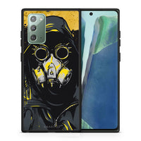 Thumbnail for Θήκη Samsung Note 20 Mask PopArt από τη Smartfits με σχέδιο στο πίσω μέρος και μαύρο περίβλημα | Samsung Note 20 Mask PopArt case with colorful back and black bezels