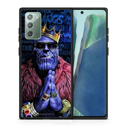 Θήκη Samsung Note 20 Thanos PopArt από τη Smartfits με σχέδιο στο πίσω μέρος και μαύρο περίβλημα | Samsung Note 20 Thanos PopArt case with colorful back and black bezels