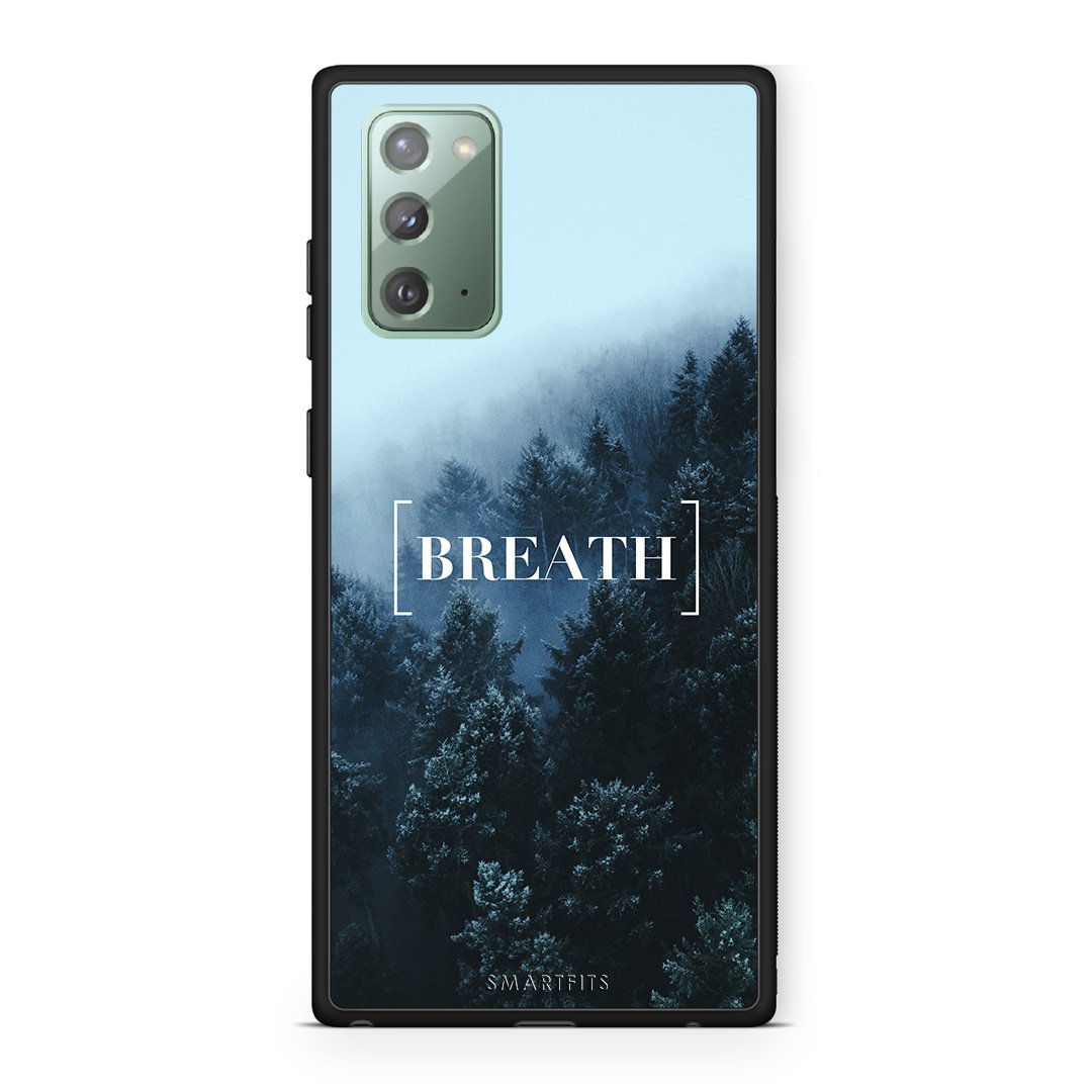 4 - Samsung Note 20 Breath Quote case, cover, bumper