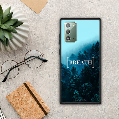 Quote Breath - Samsung Galaxy Note 20 θήκη