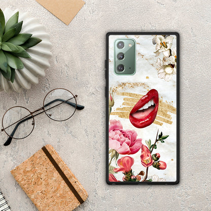 Red Lips - Samsung Galaxy Note 20 θήκη