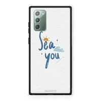 Thumbnail for Samsung Note 20 Sea You Θήκη από τη Smartfits με σχέδιο στο πίσω μέρος και μαύρο περίβλημα | Smartphone case with colorful back and black bezels by Smartfits