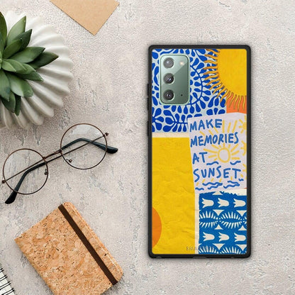 Sunset Memories - Samsung Galaxy Note 20 θήκη