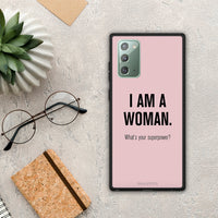 Thumbnail for Superpower Woman - Samsung Galaxy Note 20 θήκη