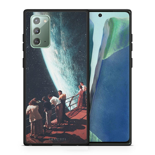 Θήκη Samsung Note 20 Surreal View από τη Smartfits με σχέδιο στο πίσω μέρος και μαύρο περίβλημα | Samsung Note 20 Surreal View case with colorful back and black bezels