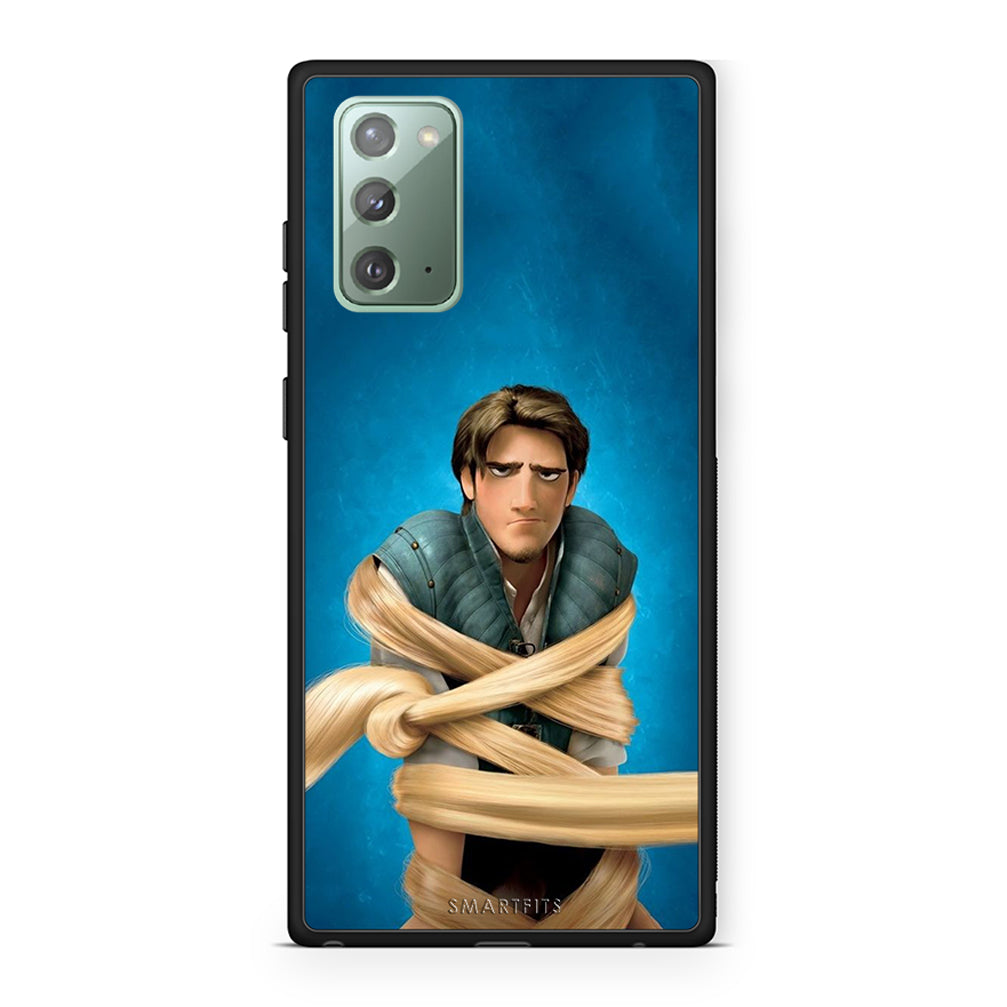 Samsung Note 20 Tangled 1 Θήκη Αγίου Βαλεντίνου από τη Smartfits με σχέδιο στο πίσω μέρος και μαύρο περίβλημα | Smartphone case with colorful back and black bezels by Smartfits