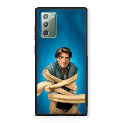 Samsung Note 20 Tangled 1 Θήκη Αγίου Βαλεντίνου από τη Smartfits με σχέδιο στο πίσω μέρος και μαύρο περίβλημα | Smartphone case with colorful back and black bezels by Smartfits