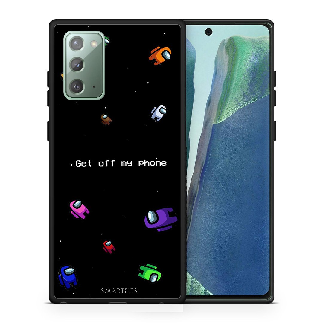 Θήκη Samsung Note 20 AFK Text από τη Smartfits με σχέδιο στο πίσω μέρος και μαύρο περίβλημα | Samsung Note 20 AFK Text case with colorful back and black bezels