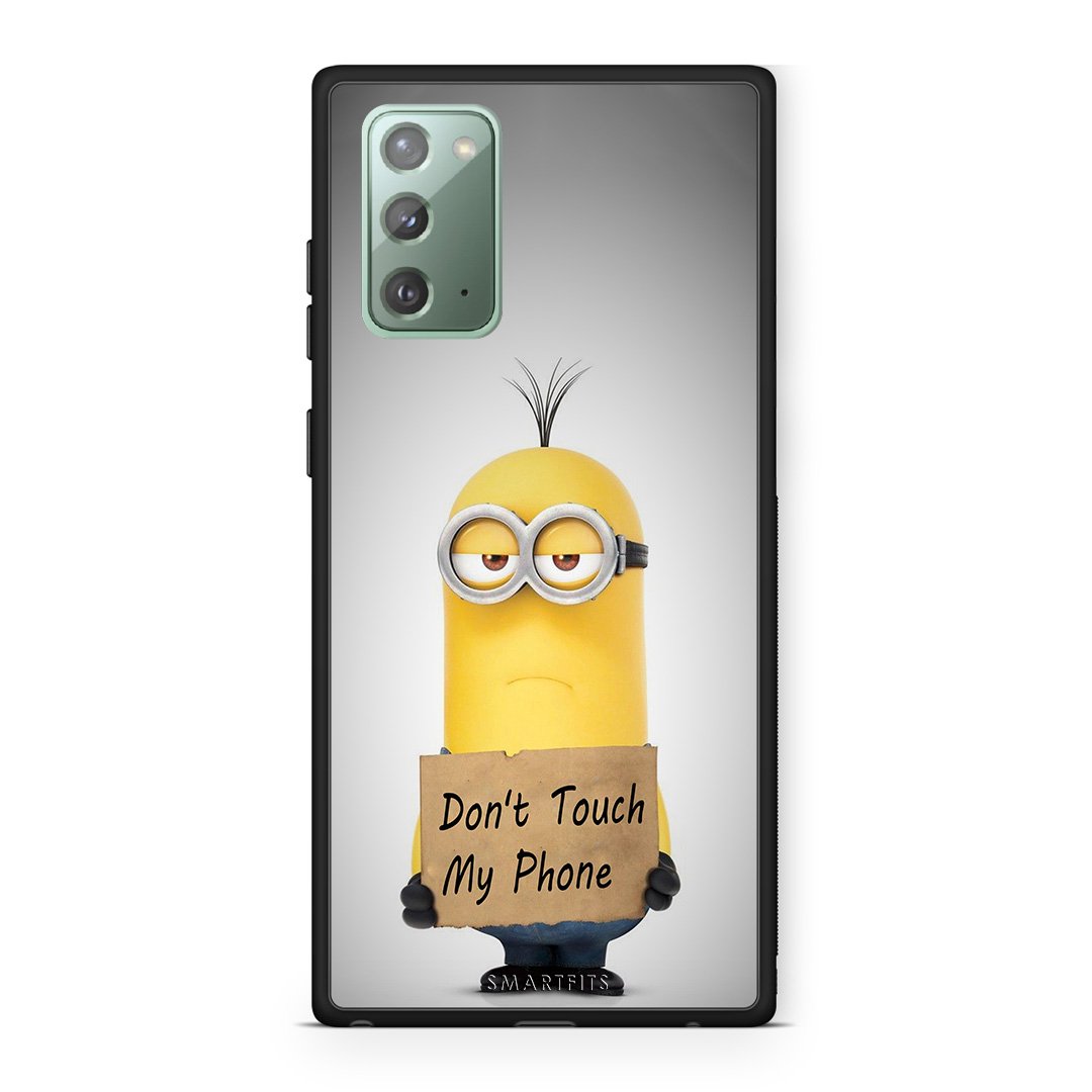 4 - Samsung Note 20 Minion Text case, cover, bumper