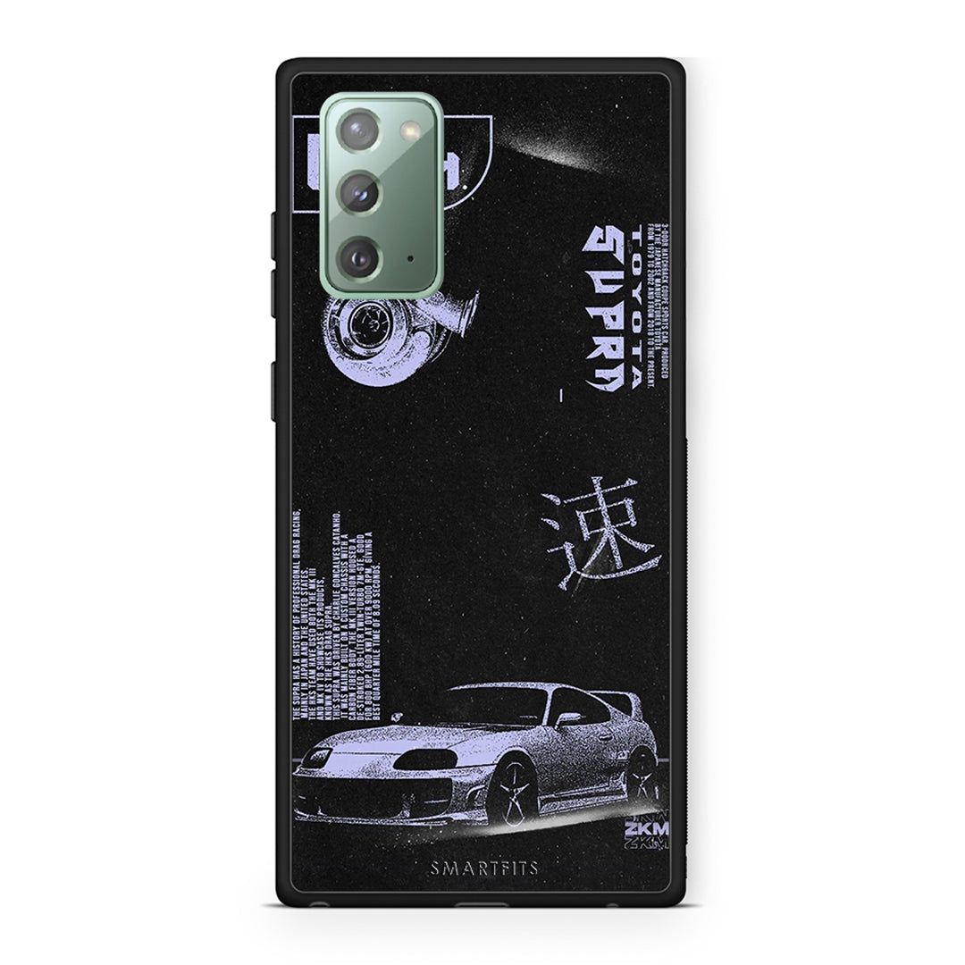 Samsung Note 20 Tokyo Drift Θήκη Αγίου Βαλεντίνου από τη Smartfits με σχέδιο στο πίσω μέρος και μαύρο περίβλημα | Smartphone case with colorful back and black bezels by Smartfits