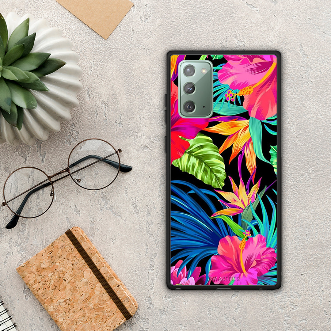 Tropical Flowers - Samsung Galaxy Note 20 θήκη